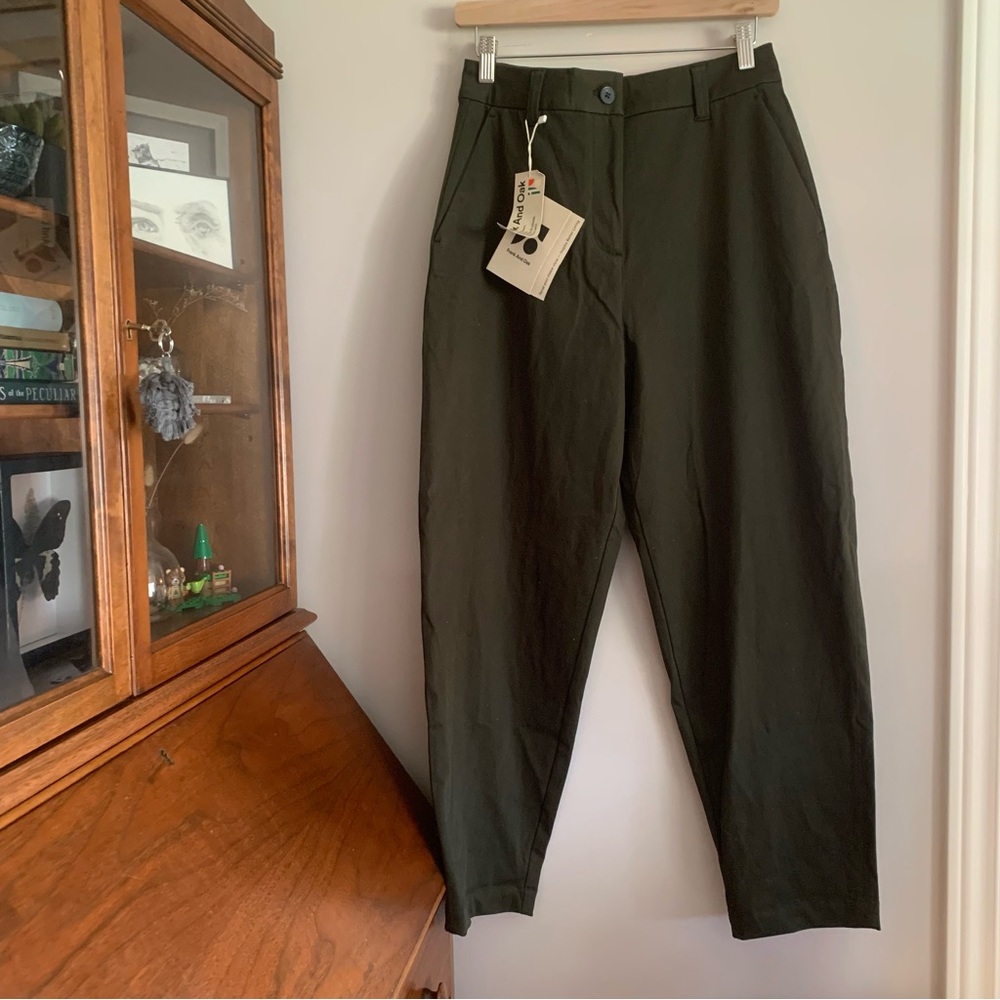 NWT - Frank & Oak Amelia Balloon Pants in Green